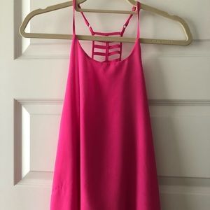 Pink A line top (Size M)